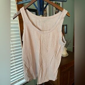 LOFT Women's Light Pink Tank Top